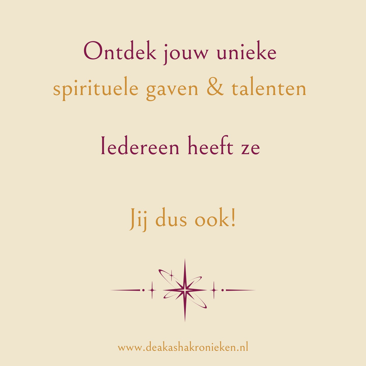 𝐎𝐧𝐭𝐝𝐞𝐤 𝐣𝐨𝐮𝐰 𝐬𝐩𝐢𝐫𝐢𝐭𝐮𝐞𝐥𝐞 𝐤𝐫𝐚𝐜𝐡𝐭 ⁣
⁣
Heb jij je ooit afgevraagd waarom je soms dingen aanvoelt nog voordat ze gebeuren?⁣
Of waarom je zo sterk reageert op de energie van anderen?⁣
⁣
𝐃𝐚𝐭 𝐢𝐬 𝐠𝐞𝐞𝐧 𝐭𝐨𝐞𝐯𝐚𝐥! 𝐃𝐚𝐭 𝐢𝐬 𝐣𝐨𝐮𝐰 𝐢𝐧𝐭𝐮ï𝐭𝐢𝐞𝐯𝐞 𝐠𝐚𝐯𝐞 💫⁣
⁣
Tijdens mijn Intuïtieve Gaven Reading ontdek je welke spirituele talenten in jóu het sterkst aanwezig zijn.⁣
⁣
Ben jij een helderziende ziel, een natuurlijke healer of juist een intuïtieve weten-wonder? ⁣
⁣
In een sessie van 40 minuten neem ik je mee in een liefdevolle meting en bespreek ik precies waar jouw kracht ligt en ... ook belangrijk .. hoe je die verder kunt ontwikkelen.⁣
⁣
Prijs: €65⁣
Online via Zoom⁣
Interesse? Stuur me gerust een berichtje of meld je aan via mijn website:⁣
⁣
https://deakashakronieken.nl/ontdek-jouw-intuitieve-spirituele-gaven⁣
⁣
Ben jij klaar om te ontdekken welke magische energie in jou leeft?

.
.

#AkashaKronieken #AkashaKroniekenReading #AkashaKroniekenWorkshop #AkashaKroniekenTraining #AkashaKroniekenGids #EnergieWerk #SpiritueleOntwikkeling #HogerZelfConnectie #HogereZelf #ZielsMissie #LichtWerk #LichtWerker #SpiritueelOntwaken #Coaching #Channeling #AkashicRecords #Spiritueel #EnergieWerk #EnergyHealing #Spiritualiteit #Healing #SoulJourney #Manifestatie #ZelfOntwikkeling #Mediumschap #Wijsheid #GeloofInJeEigenMagie