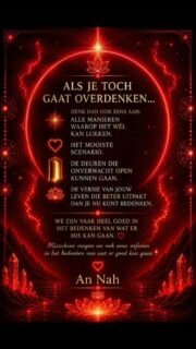 Soms hebben ze gewoon een punt, die gidsen van mij 😉❤️
#AnNah
#AkashaKronieken