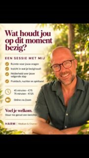 Een sessie met mij hoeft helemaal niet ingewikkeld te zijn.

Je komt met wat je wilt weten. Dat kan over van alles gaan. Liefde, werk, een keuze, iets wat steeds terugkomt, je eigen ontwikkeling… of gewoon iets waar je ontzettend nieuwsgierig naar bent.

Ik stem me op jou af en dan gaan we kijken wat er komt.

Soms is dat heel concreet en krijg je precies die bevestiging die je nodig had. Soms bekijken we iets vanuit een compleet andere hoek. En soms komt er iets naar voren waarvan je vooraf niet eens bedacht had om ernaar te vragen.

Tijdens een sessie stem ik me af op de Akasha Kronieken en mijn gidsenteam An Nah. Zij communiceren met mij en ik hoor, zie, voel of weet wat ze willen doorgeven. Die informatie vertaal ik vervolgens naar jou.

En regelmatig gaat het nog directer: dan praten zij als het ware rechtstreeks via mij. Dat noemen we channelen.

Hoe het binnenkomt kan dus verschillen. Het belangrijkste is dat jij iets hebt aan wat er wordt doorgegeven.

✨️Een antwoord.
✨️Een inzicht.
✨️Meer helderheid.
✨️Of nét dat zetje waardoor je weer verder kunt.

En dat is wat ik het allerleukste vind aan dit werk. Geen twee sessies zijn hetzelfde.

Dus… zullen we eens kijken wat er voor jou doorkomt?

Je kunt een sessie met mij boeken van 45 of 75 minuten, online via Zoom en een opname is mogelijk.

Stuur me gerust een privéberichtje. Dan kijken we samen wat bij je past. 

🤍