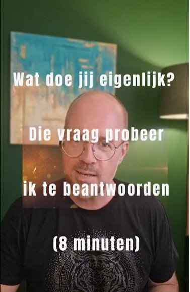 Dit is wat ik doe